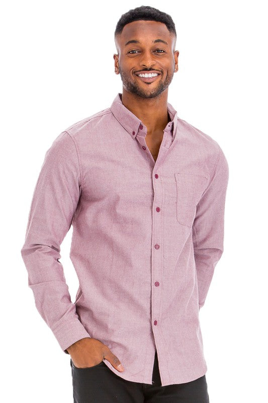 Weiv Men's Casual Long Sleeve Shirts S-3X