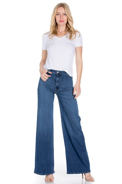 Western Wide Leg Jeans