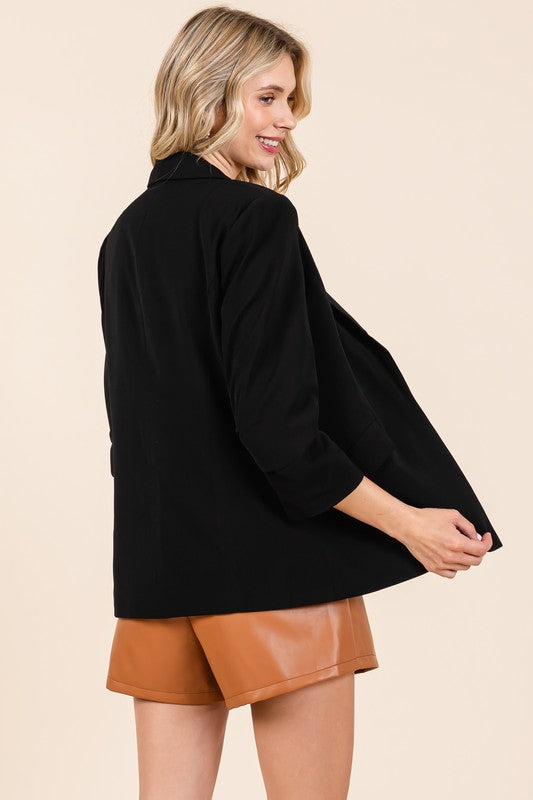 3/4 Sleeve Blazer