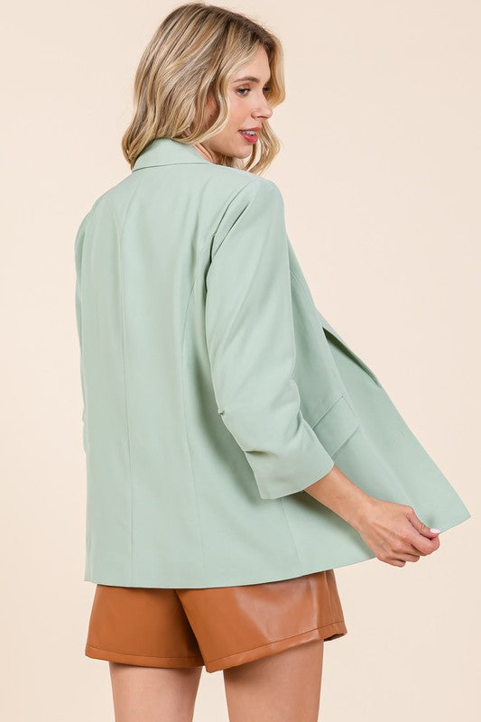 3/4 Sleeve Blazer